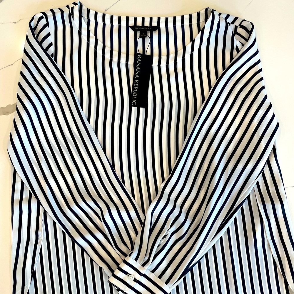Striped Small Blouse